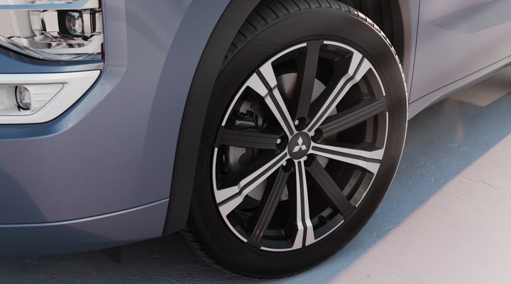 Nové Mitsubishi OUTLANDER PHEV - disky kolies z ľahkých zliatin